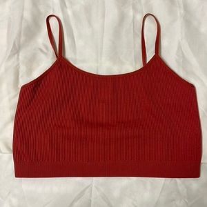 Seamless Cropped Workout Top